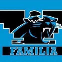 Carolina Panthers Familia Flag 3X5 Ft Polyester Banner USA 90x150cm