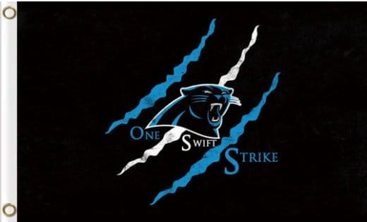 Carolina Panthers ONE SWIFT STRIKE Flag 3X5 Ft Polyester Banner USA 90x150cm