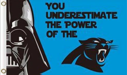 Carolina Panthers Team US Flag 3X5 Ft Polyester Banner USA 90x150cm