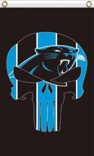 Carolina Panthers Vertical Flag 3X5 Ft Polyester Banner USA 90x150cm