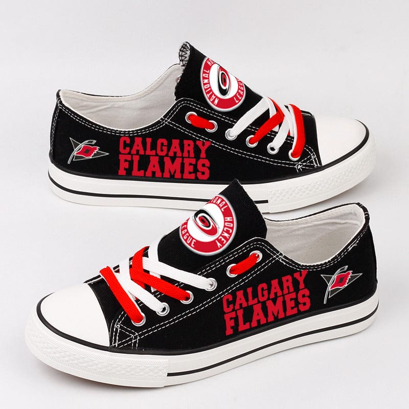 Carolina Hurricanes Low Top Canvas Sport Sneakers Shoes For Men Women Fans - Image 4