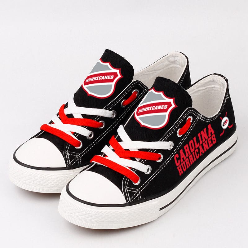 Alternative view of Carolina Hurricanes Low Top Canvas Sport Sneakers Shoes For Men Women Fans