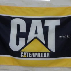 Caterpillar Racing Flag Man Cave 3X5 Ft Polyester Banner USA 90x150cm
