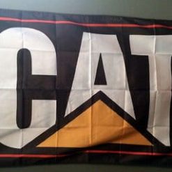 Caterpillar Racing Sport Logo Flag 3X5 Ft Polyester Banner USA 90x150cm