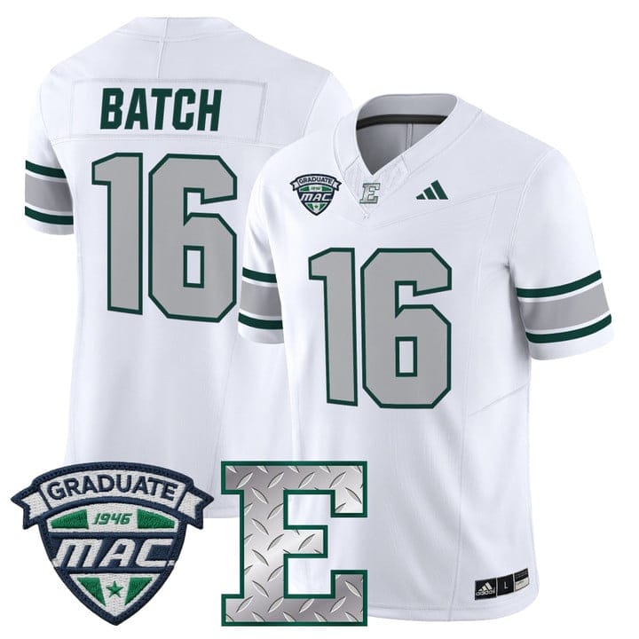 Alternative view of Charlie Batch Jersey #16 Eastern Michigan Eagles 2025 Limited Stitched