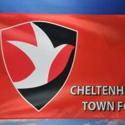 Cheltenham Town F.C.Football Club Flag 3x5ft Banner Polyester