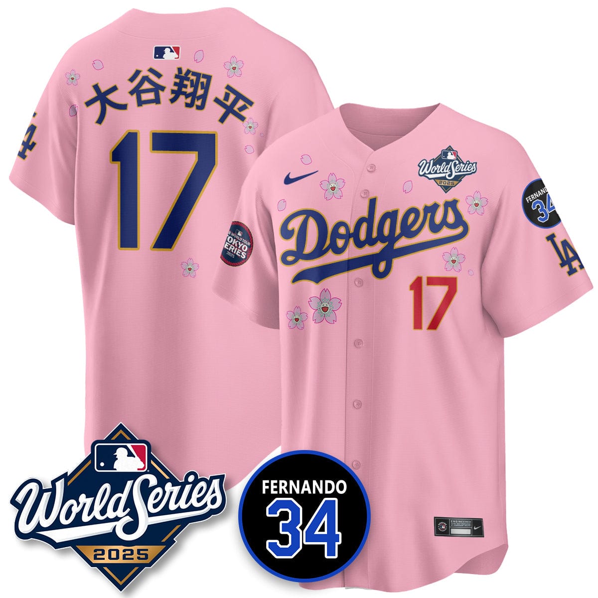 Los Angeles Dodgers Tokyo Series 2025 NL Champions Jersey - All Stitched - Image 22