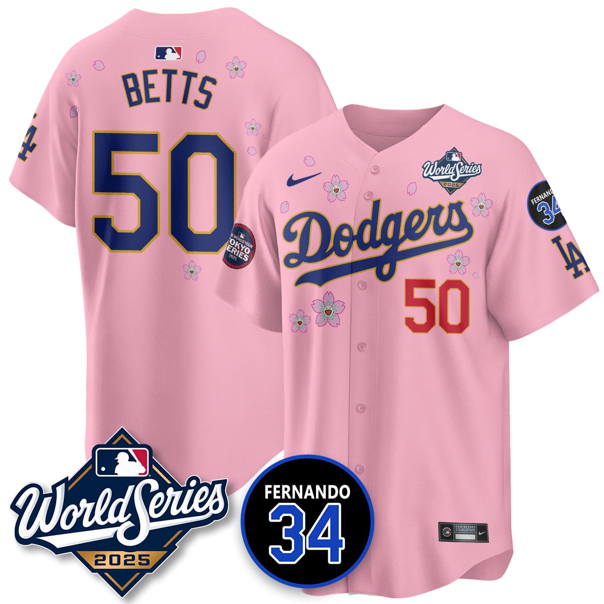 Los Angeles Dodgers Tokyo Series 2025 NL Champions Jersey - All Stitched - Image 14