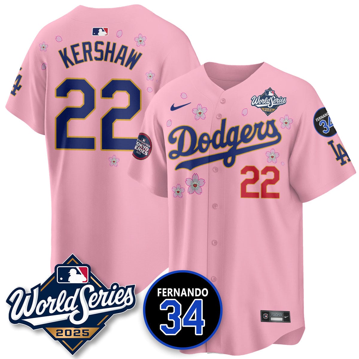 Los Angeles Dodgers Tokyo Series 2025 NL Champions Jersey - All Stitched - Image 16