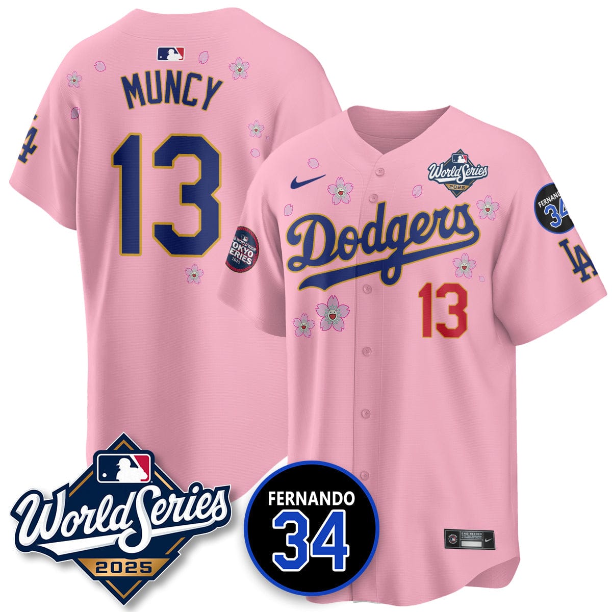Los Angeles Dodgers Tokyo Series 2025 NL Champions Jersey - All Stitched - Image 17