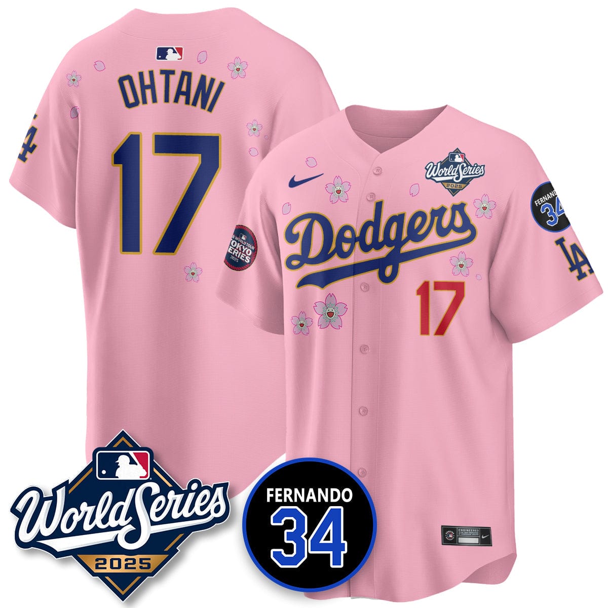 Los Angeles Dodgers Tokyo Series 2025 NL Champions Jersey - All Stitched - Image 18
