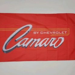Chevrolet Camaro Red Flag 3X5 Ft Polyester Banner USA 90x150cm