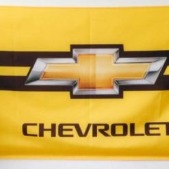 Chevrolet Corvette Flag Yellow Car 3X5 Ft Polyester Banner USA 90x150cm