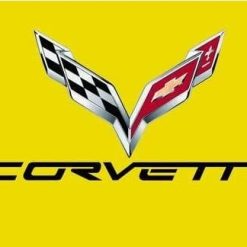 Chevrolet Corvette Yellow Car Flag 3X5 Ft Polyester Banner USA 90x150cm