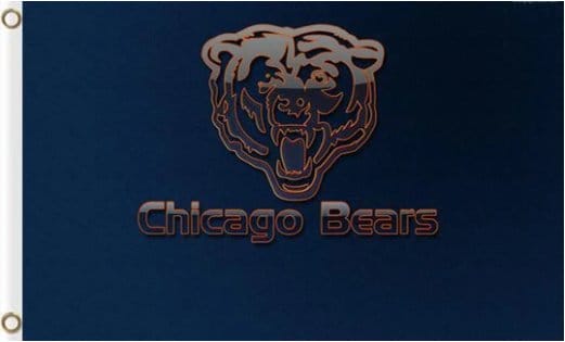 Chicago Bears Digital Club Flag 3X5 Ft Polyester Banner USA 90x150cm