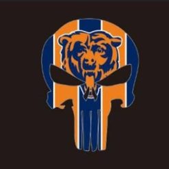 Chicago Bears Digital Flag 3X5 Ft Polyester Banner USA 90x150cm