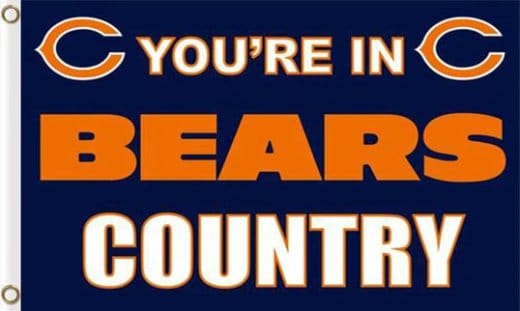 Chicago Bears Digital Sport Flag 3X5 Ft Polyester Banner USA 90x150cm