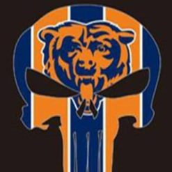 Chicago Bears Digital Vertical Flag 3X5 Ft Polyester Banner USA 90x150cm