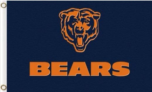 Chicago Bears Flag 3X5 Ft Polyester Banner USA 90x150cm