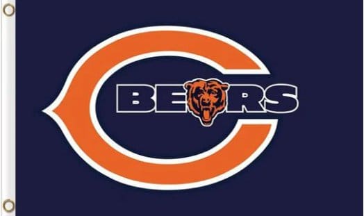Chicago Bears National Football Team Flag 3X5 Ft Polyester Banner USA 90x150cm