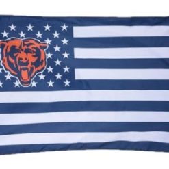 Chicago Bears Star Flag 3X5 Ft Polyester Banner USA 90x150cm