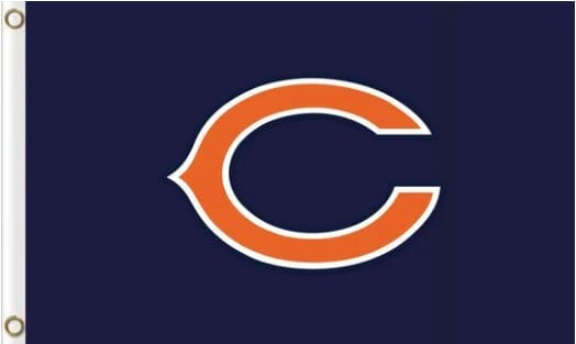 Chicago Bears Team Sport Flag 3X5 Ft Polyester Banner USA 90x150cm