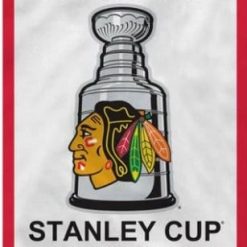 Chicago Blackhawks 2015 Stanley Cup Vertical Flag 3X5Ft Polyester Digital Print Banner USA