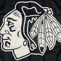 Chicago Blackhawks Logo Flag 3x5 ft Hockey Sports Black Banner Man-Cave