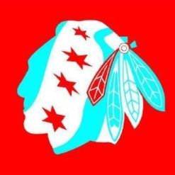 Chicago Blackhawks Red Flag 3X5Ft Polyester Digital Print Banner USA