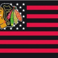 Chicago Blackhawks Star Flag 3X5Ft Polyester Digital Print Banner USA