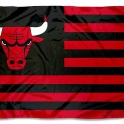 Chicago Bulls America Flag 3X5Ft Polyester Banner USA Digital Print