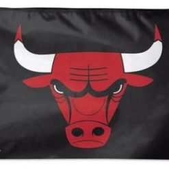 Chicago Bulls Black Flag 3X5Ft Polyester Banner USA Digital Print