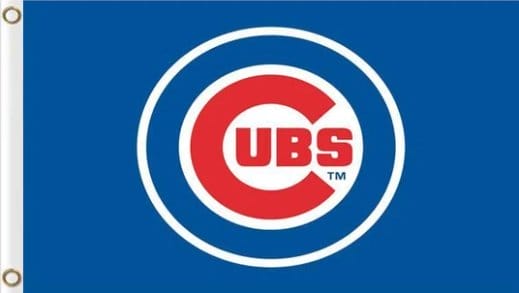 Chicago Cub Baseball Club Flag 3X5Ft Banner USA Polyester with Brass Grommets - 19