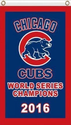 Chicago Cubs 2016 World Series Flag 3X5Ft Banner USA Polyester with Brass Grommets