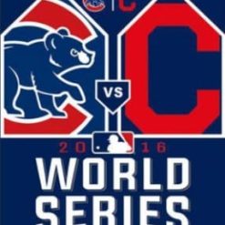 Chicago Cubs Vertical US Flag 3X5Ft Banner USA Polyester with Brass Grommets