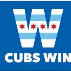 Chicago Cubs Win US Flag 3X5Ft Banner USA Polyester with Brass Grommets