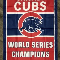 Chicago Cubs World Series Championship Flag 3x5 ft Sports Banner Man-Cave