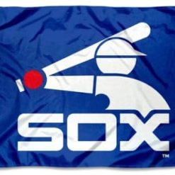 Chicago White Sox Retro Logo flag 3X5Ft Banner USA Polyester with Brass Grommets