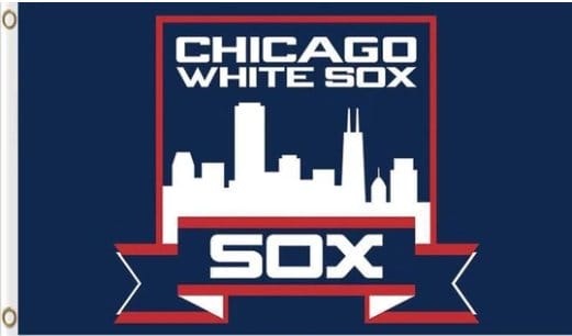 Chicago White Sox Team flag 3X5Ft Banner USA Polyester with Brass Grommets