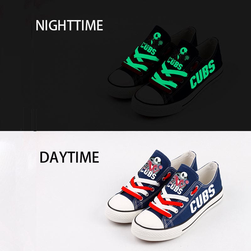 Chicago Cubs Limited Print Low Top Canvas Shoes Sport Sneakers For Men Women Fans - Image 3