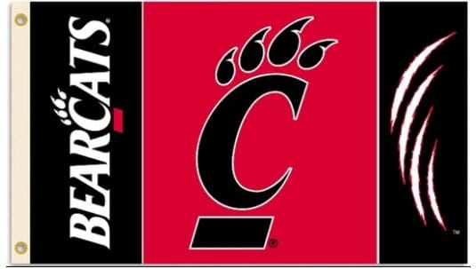 Cincinnati Bearcats Club Flag 3X5ft Banner USA Polyester with 2 Brass Grommets