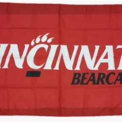 Cincinnati Bearcats Red Flag 3X5ft Banner USA Polyester with 2 Brass Grommets
