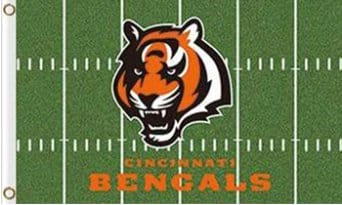 Cincinnati Bengals Green Flag 3X5 Ft Polyester Banner USA 90x150cm