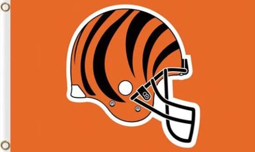 Cincinnati Bengals Helmet US Flag 3X5 Ft Polyester Banner USA 90x150cm
