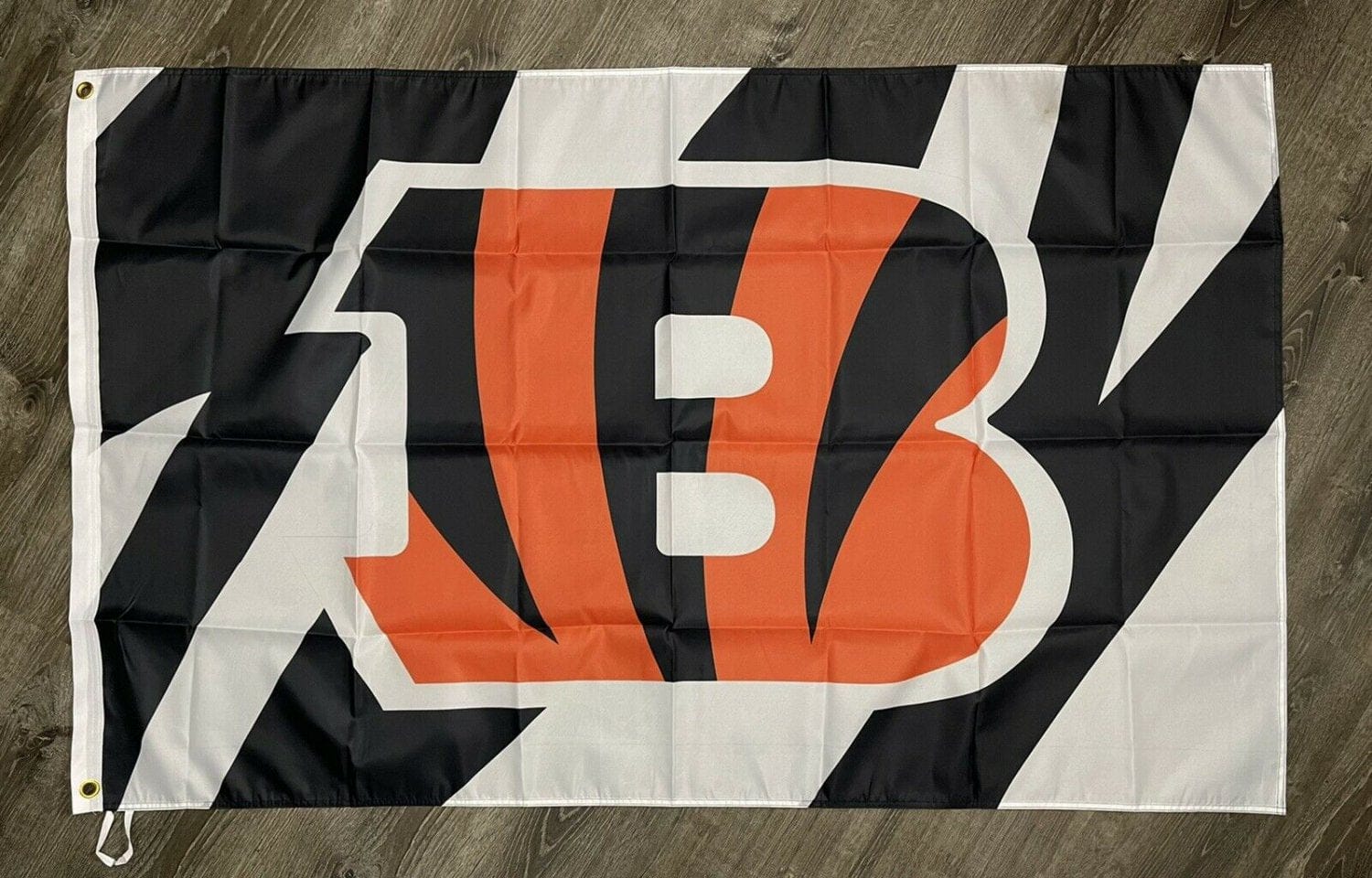 Cincinnati Bengals Logo Flag 3x5 ft Sports Banner Man-Cave Garage Bar Pub
