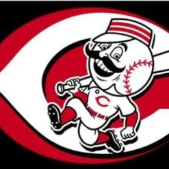 Cincinnati Reds Baseball Club US Flag 3X5Ft Banner USA Polyester with Brass Grommets - 1
