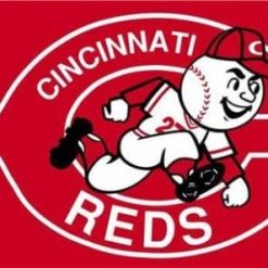 Cincinnati Reds Baseball Club US Flag 3X5Ft Banner USA Polyester with Brass Grommets