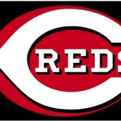 Cincinnati Reds Baseball Club US Flag 3X5Ft Banner USA Polyester with Brass Grommets - 3