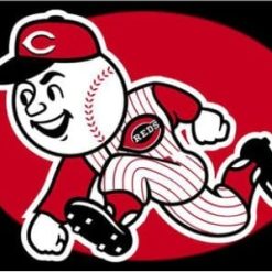 Cincinnati Reds Baseball Club US Flag 3X5Ft Banner USA Polyester with Brass Grommets - 4