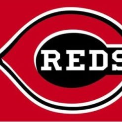 Cincinnati Reds Baseball Club US Flag 3X5Ft Banner USA Polyester with Brass Grommets - 8